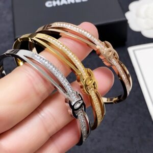 Chanel micro-diamond bangle