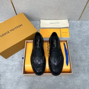 Louis Vuitton Saint Germain leather dress shoes