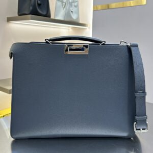 Fendi new men's peekaboo hand bag with sophisticated design