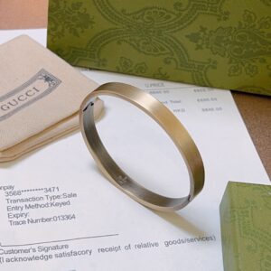 Gucci Anger Forest silver bangle