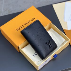 Card Case Black N82507 Aligator Leather