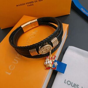 Louis Vuitton cow leather bracelet