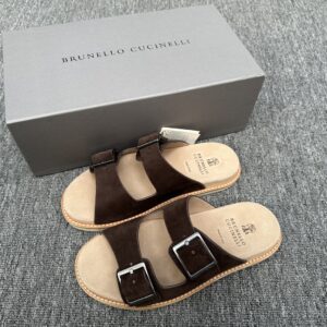 Brunello Cucinelli BC men's casual slide sandals