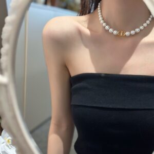 Dior Dedicated CD Earring in Soft Tone Pearl