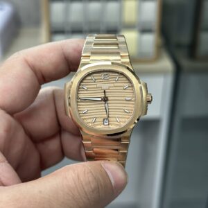 3K rose gold women's Audemars Piguet 7118 gold dial