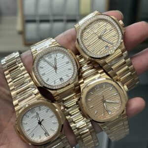 3K rose gold women's 324 integrated watch