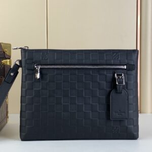 Damier Infini leather handbag with strap