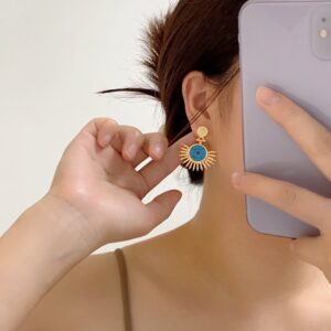 Multi-color summer stud earring