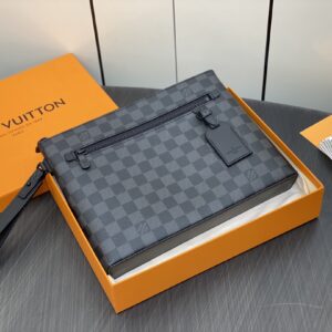Damier Infini leather handbag