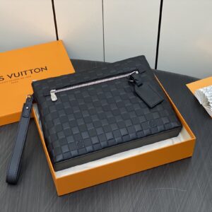 All leather Damier Infini handbag