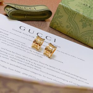 Gucci Anger Forest vintage series double g earring