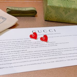 Gucci Anger Forest vintage series double g earring
