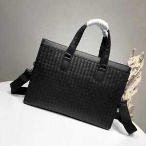 Men's Premium Customizable Briefcase Black Color 39x30x8cm