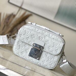 Marble Monogram Pochette Leather Bag