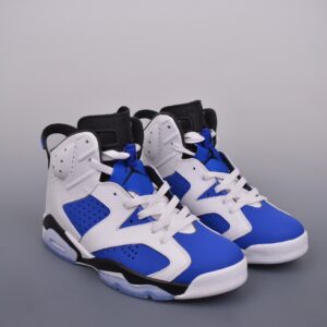 Air Jordan 5 Retro White Blue Sneakers