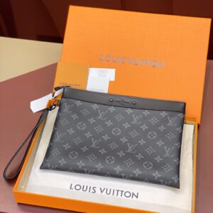 Louis Vuitton Pochette To-Go grey handbag