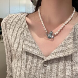 Vivienne Westwood Large Satin Pearl Necklace