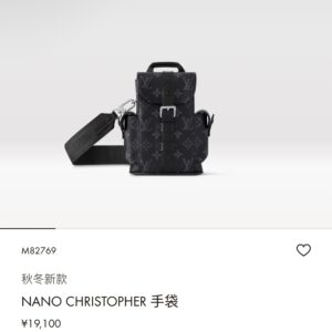 Louis Vuitton NANO Christopher Mini Bag