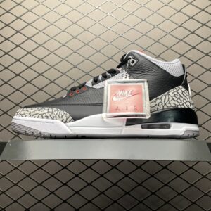 Air Jordan 3 OG Black Cement Basketball Shoe 854262-001
