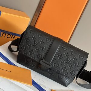 S-Cape Postman's Bag with Monogram Taurillon Leather