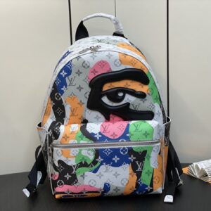 Discovery Small Backpack White Dot