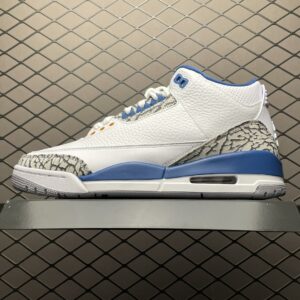Air Jordan 3 White and Blue Basketball Shoe CT8532-148