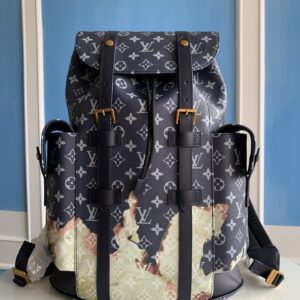 Christopher Backpack with Monogram Tapestry