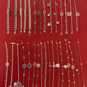 Gucci silver bracelet collection