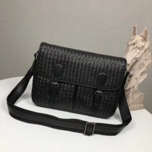 Bvlgari Weave Messenger Bag