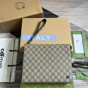Blue PVC GG handbag