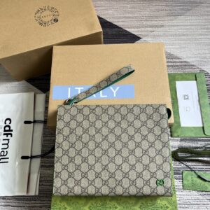 Green PVC GG handbag