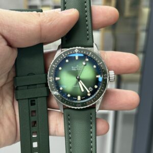 Blancpain Fifty Fathom Steel Blue Watch with Bracelet