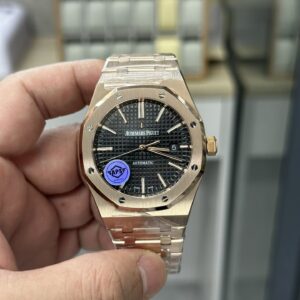 Audemars Piguet New Version 15400Complete Movement Steel Bracelet Improved Color Electroplated Rose Gold Finish