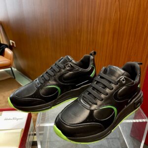 Ferragamo color inlay leisure shoes