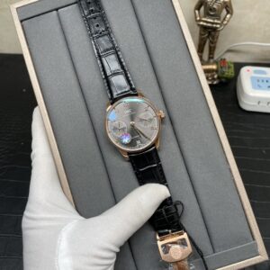 Omega Seven Link Rose Gold Gray