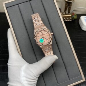 Audemars Piguet 15454 Frost Gold 37mm Watch