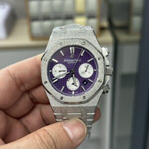 AP Frosted Gold Chronograph Watch