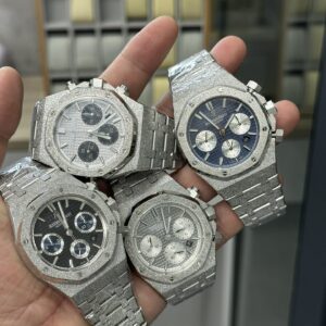 AP Frosted Gold Chronograph Watch Various Colors