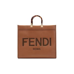 Fendi tote bag with full leather package and vintage aesthetic