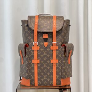 Christopher Mid Backpack Monogram Macassar