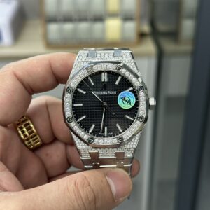 Customized Audemars Piguet 15500Complete Movement Modified With Moissanite