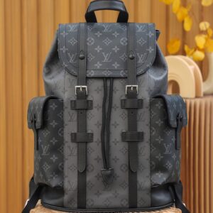 Christopher Backpack Silver Flower Black Flower