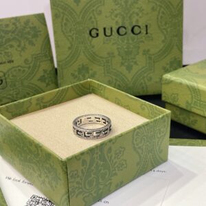 Gucci narrow vintage hollow ring