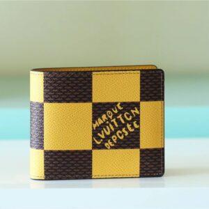 Damier LdSpray Compact Wallet Short