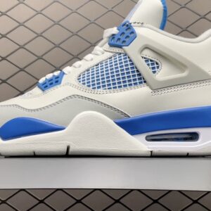 Air Jordan 4 Military Blue Basketball Shoe 308497-105