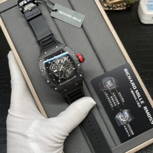 Richard Mille RM055 black carbon fiber wristwatch
