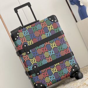 20 inch, 24 inch Gucci wheel luggage with double G logo