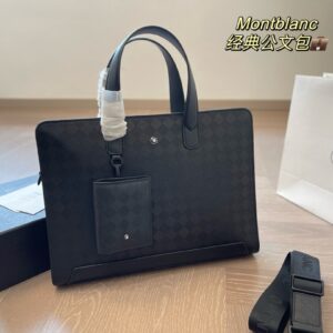 Montblanc business briefcase for office and travel