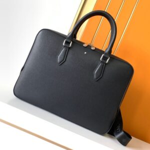 Montblanc business briefcase with calf leather