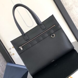 Dior Safari business handbag with leather hardware